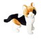 Pixel - Auswella Calico Cat Plush (10 Inches Tall, 12 Inches Length)